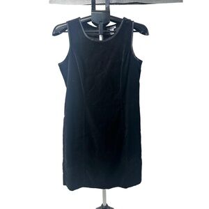 Old Navy Black Sleeveless‎ Velvet Vintage Dress Size Large